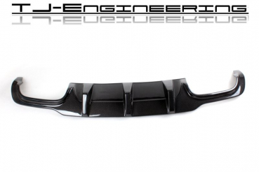 TJE Carbon Heckdiffusor passend für Mercedes C-Klasse W204 C63 für links/rechts Auspuffanlage