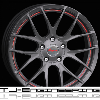 Breyton Wheels Race GTS-R Undercut-Area-Look Matt Gun Red Undercut