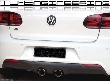 TJE Carbon Heckdiffusor passend für Golf 6 VI R R20