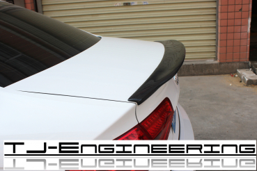 TJE Carbon Heckspoiler passend für Audi A4 B8 Vorfacelift Limousine