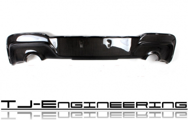TJE Carbon Heckdiffusor passend für BMW 1er F20 M135i mit links/rechts Auspuffanlage