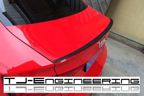TJE Carbon Hecklippe passend für Audi A3 8V, S3 Limousine, schmale Version