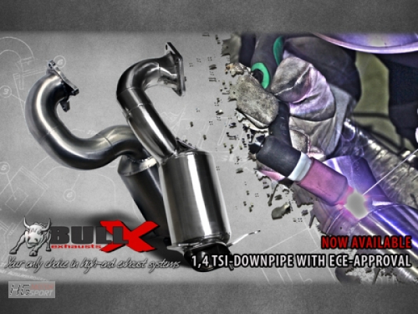 BULL-X 1,4 TSI (Turbo Kompressor) EWG Downpipe 200 Zeller