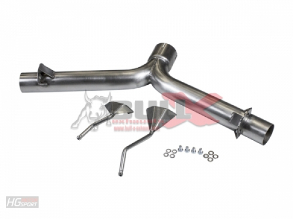 Bull-X 3" Y-Style "VAG02" Endschalldämpfer Ersatzrohr