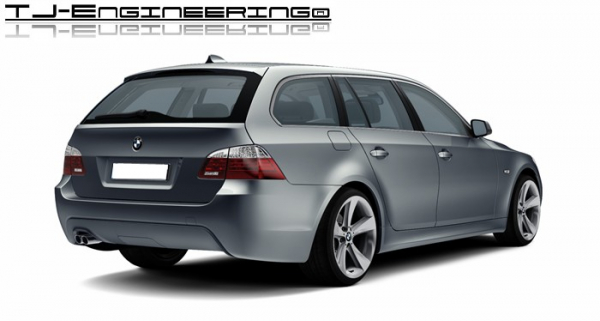 Original BMW 5er E61 M-Paket Aerodynamikpaket Nachrüstsatz inkl. Wunschlackierung