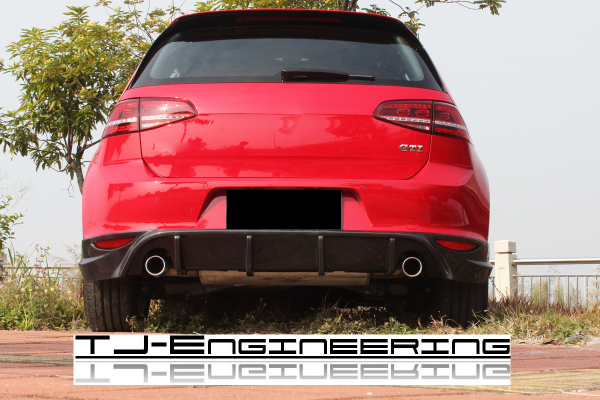 TJE Carbon Heckdiffusor Heckansatz passend für VW Golf VII GTI