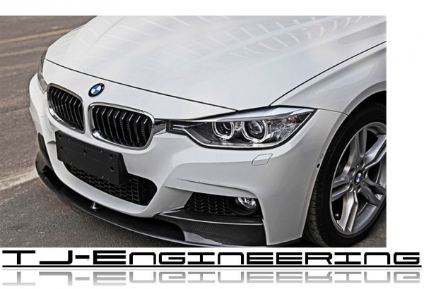 TJE Carbon Frontspoiler Frontlippe passend für BMW 3er F30 Limo F31 Touring