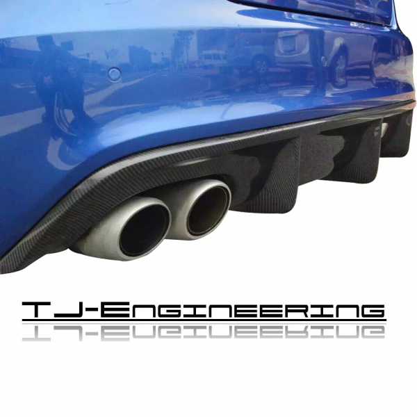 TJE Carbon Heckdiffusor passend für Audi A5 S5 Carbon nach Facelift (ab Baujahr 2012)
