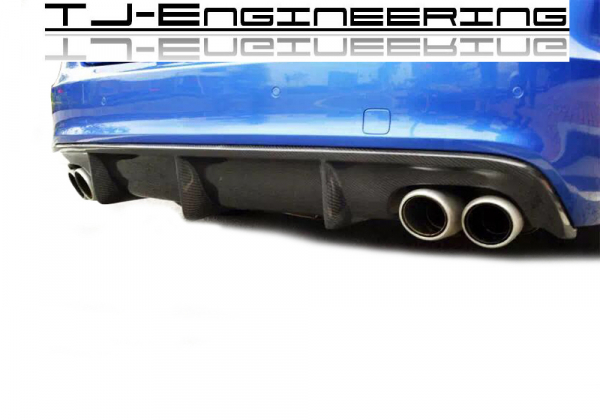 TJE Carbon Heckdiffusor passend für Audi A5 S5 Carbon nach Facelift (ab Baujahr 2012)