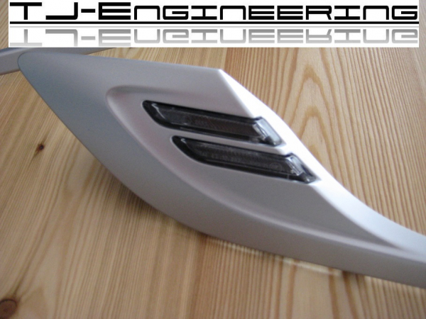 Original BMW Z4 E89 LED Seitenblinker LCI Umrüstsatz Silber Matt 35is-Look