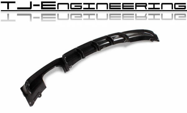 TJE Carbon Heckdiffusor passend für BMW 3er F30 F31, Auspuff links