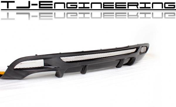 TJE Carbon Heckdiffusor passend für BMW 1er E82 E88 Coupe Cabrio nur mit M-Paket Heck