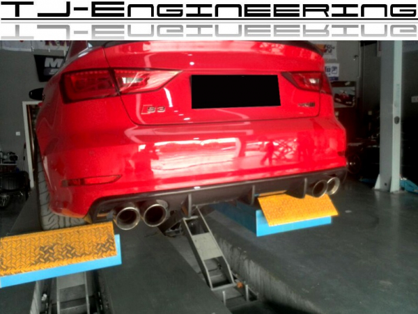 TJE Carbon Heckdiffusor passend für Audi S3 8V Limousine