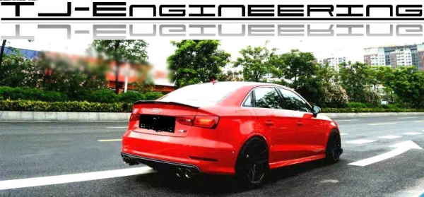 TJE Carbon Heckspoiler passend für Audi A3 8V, S3 Limousine